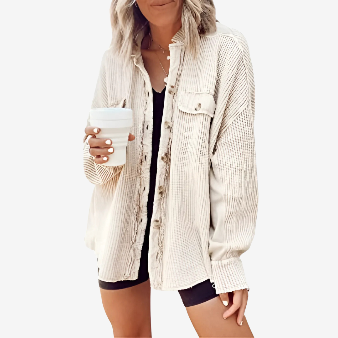 Corvia Waffle Knit Jacket