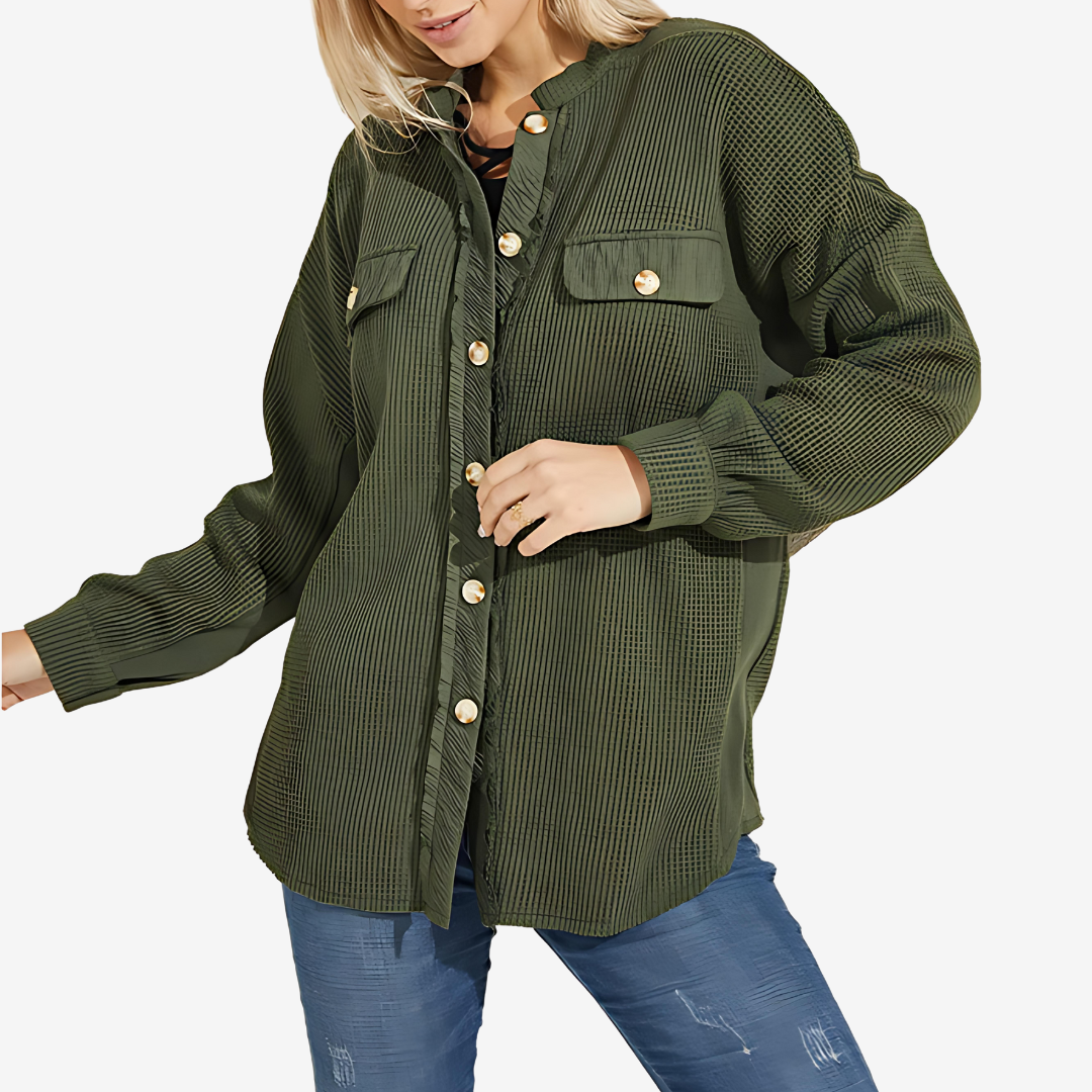Corvia Waffle Knit Jacket