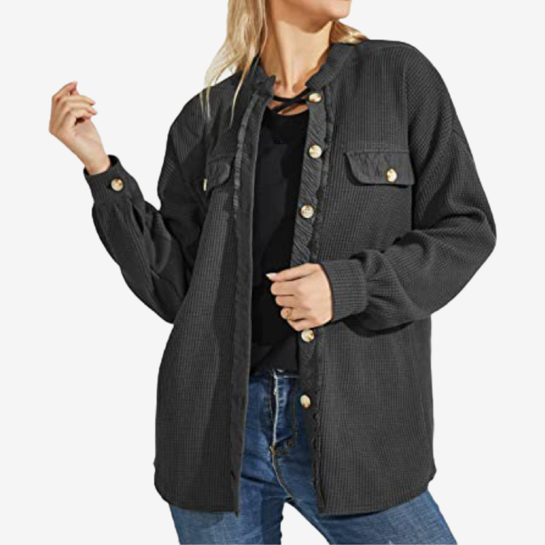 Corvia Waffle Knit Jacket