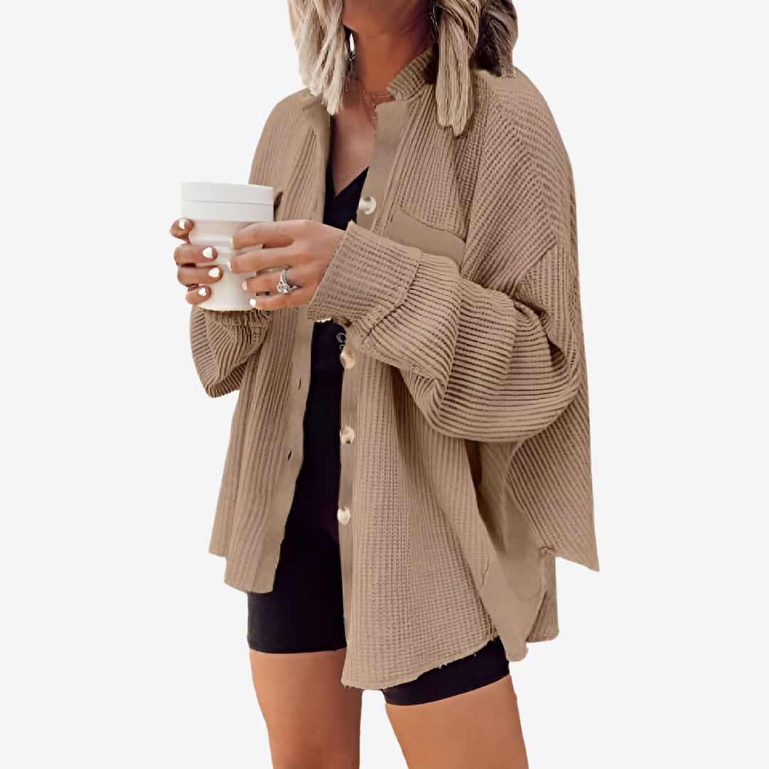 Corvia Waffle Knit Jacket