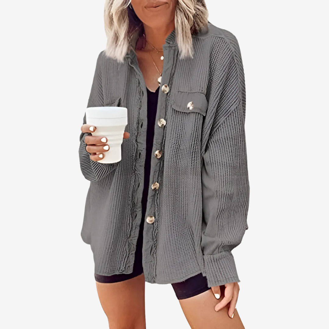 Corvia Waffle Knit Jacket