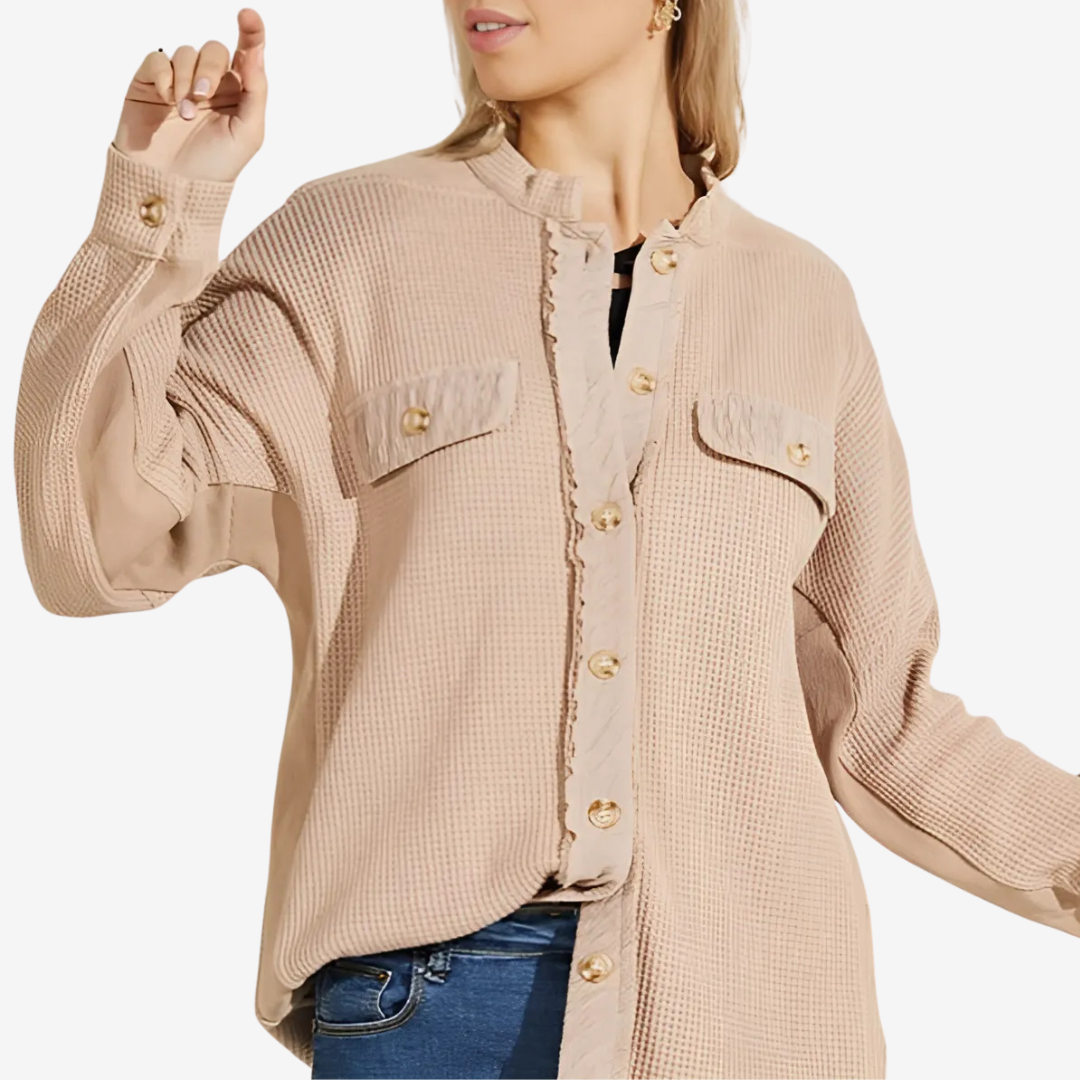 Corvia Waffle Knit Jacket