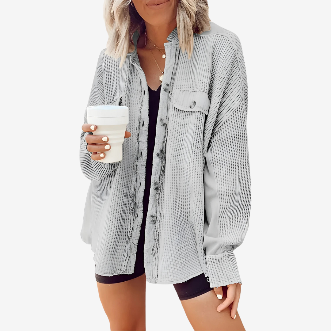 Corvia Waffle Knit Jacket