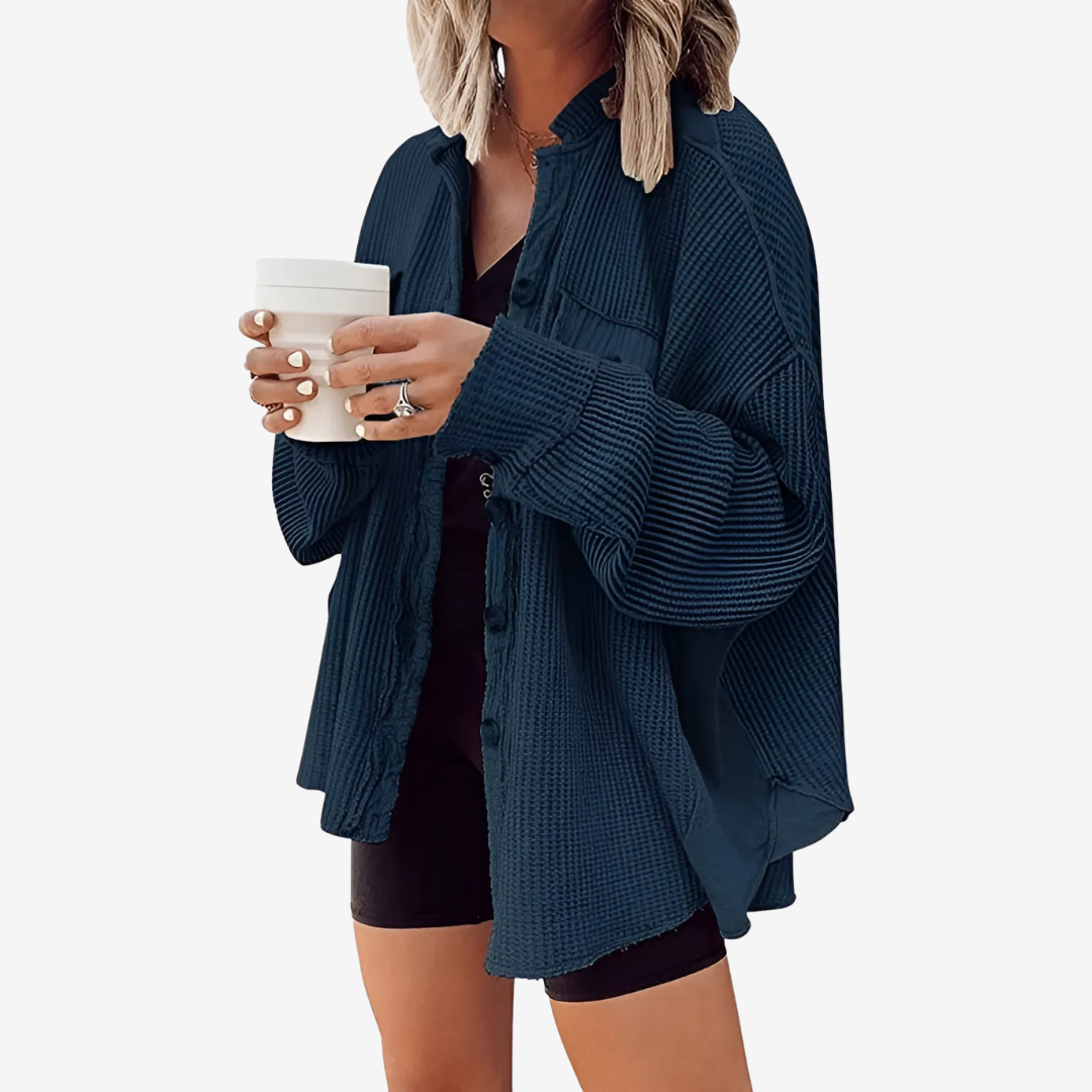 Corvia Waffle Knit Jacket