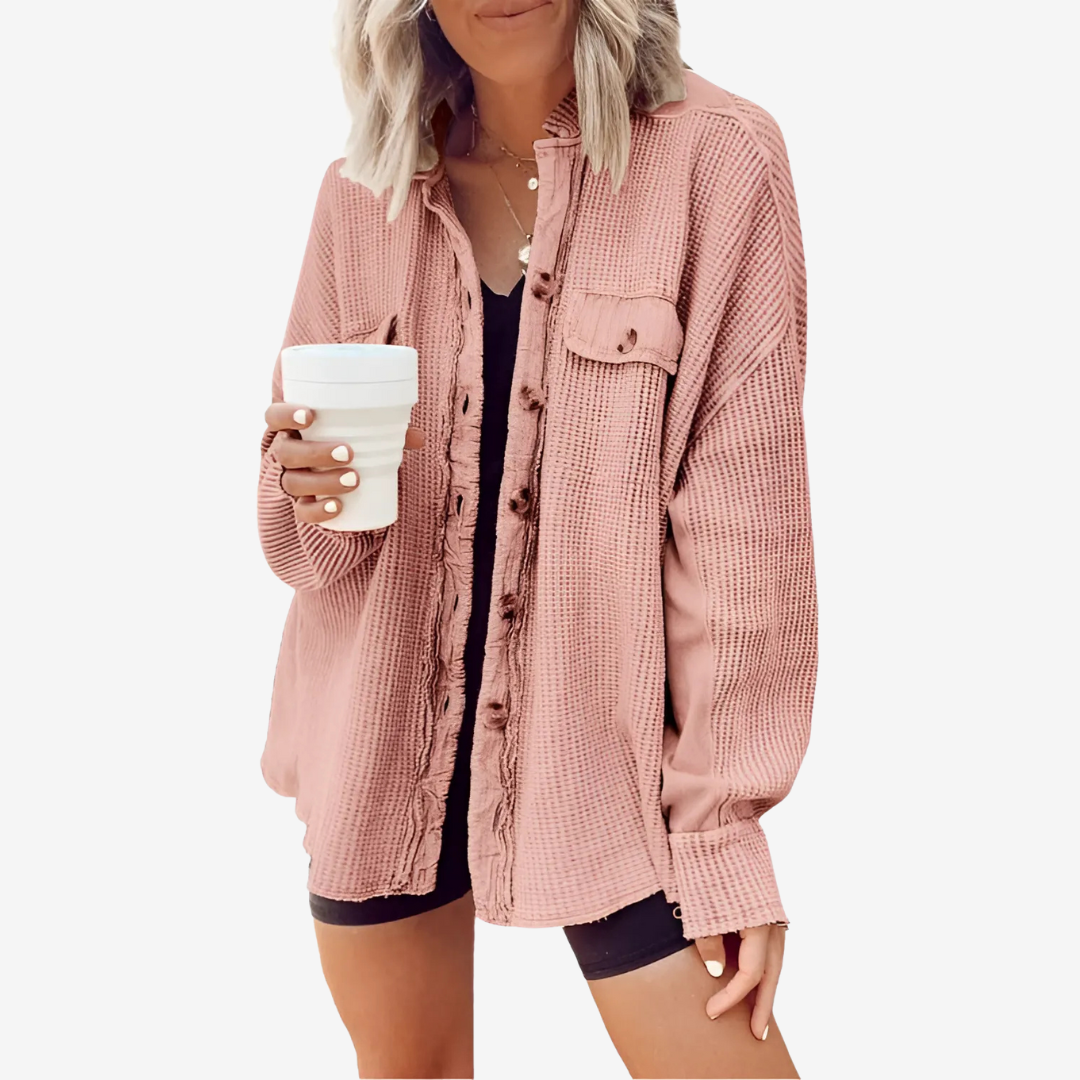 Corvia Waffle Knit Jacket