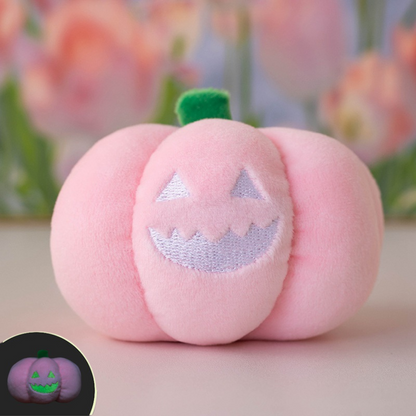 Haunted Pumpkin Plush Key Ring – Glow Accessory