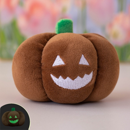 Haunted Pumpkin Plush Key Ring – Glow Accessory