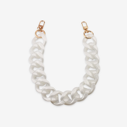 Chunky Acrylic Colored Chain – 18" Detachable Strap & Decor