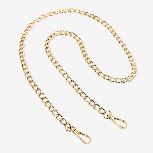Golden Luxe Aluminum Bag Chain (Rust-Resistant)